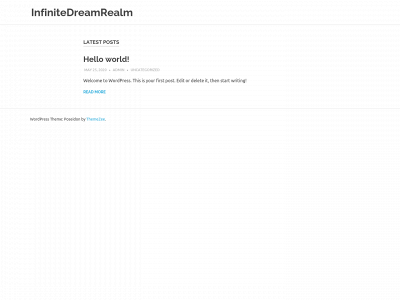 infinitedreamrealm.com snapshot
