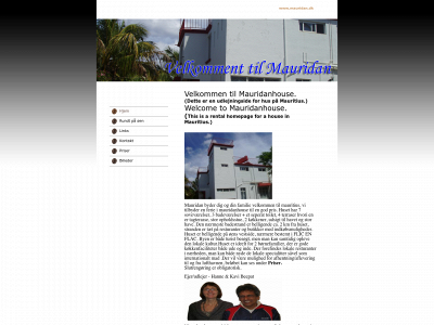 mauridan.dk snapshot