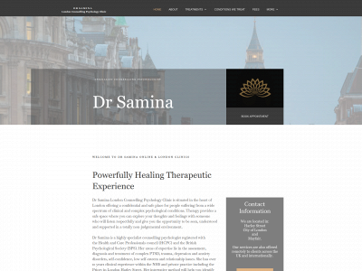 drsaminalondoncounselling.com snapshot