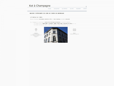 kotachampagne.be snapshot