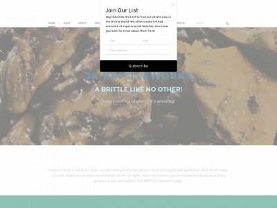www.jkbrittleworks.com snapshot