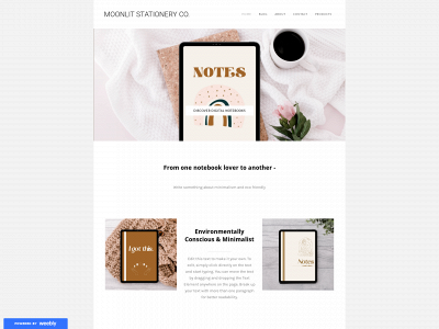 www.moonlitstationeryco.com snapshot
