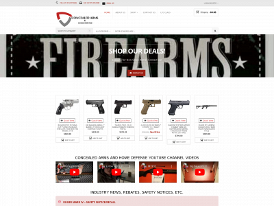 concealedarmsandhomedefense.com snapshot