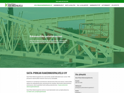 sata-pirkanrakennuspalvelu.fi snapshot