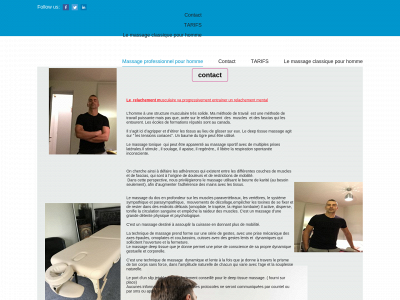 massagedeeptissue.fr snapshot