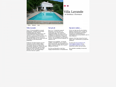 villalavande.dk snapshot