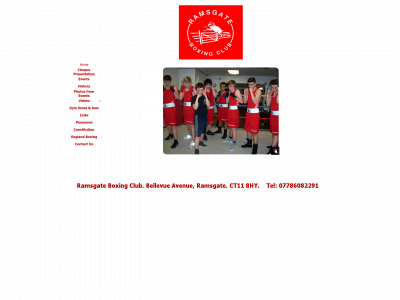 ramsgateboxingclub.co.uk snapshot
