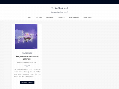 40andfearless.com snapshot