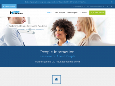 peopleinteraction.be snapshot