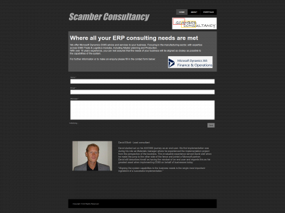 scamberconsultancy.com snapshot