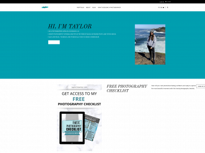 taylorthewriter.com snapshot
