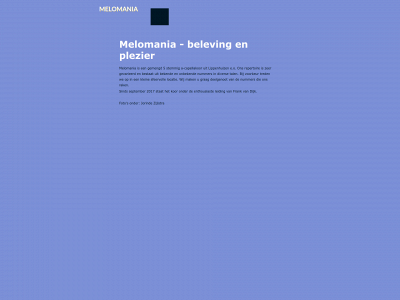 koor-melomania.nl snapshot