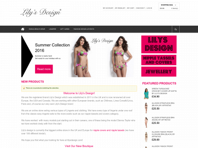 lilysdesign.com snapshot