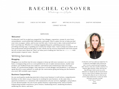 raechelconover.com snapshot