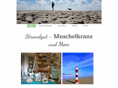 strandgut-muschelkranz.de snapshot