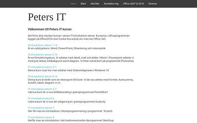 petersit.se snapshot