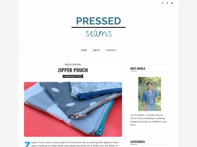 pressedseams.com snapshot