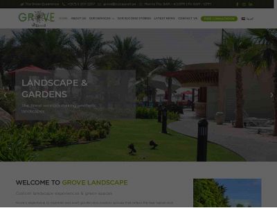 grove-landscape.com snapshot