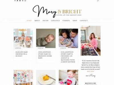 maryandbrightblog.com snapshot