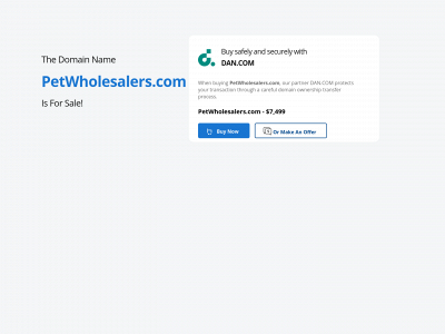 petwholesalers.com snapshot