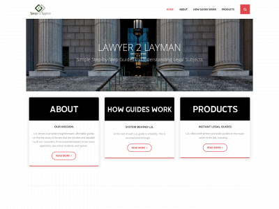 lawyer2layman.com snapshot
