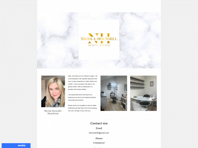 www.beauty-bynicola.co.uk snapshot