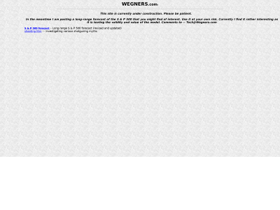 wegners.com snapshot