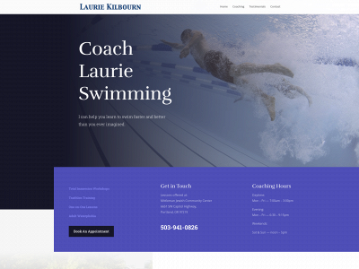 portlandswimming.com snapshot