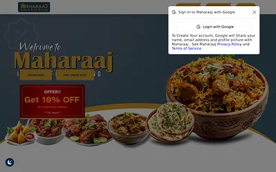 maharaaj.co.uk snapshot