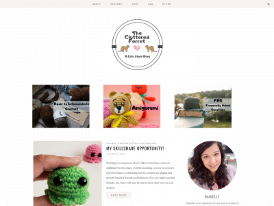 theclutteredferret.com snapshot