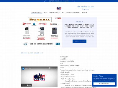 nycopiers.com snapshot