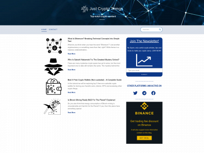 justcryptothings.com snapshot