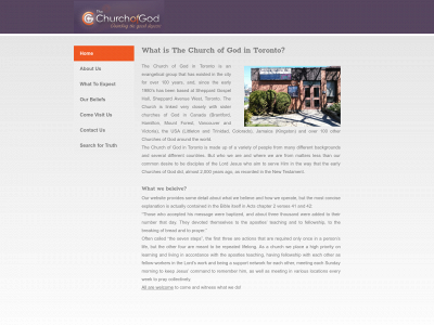 cogtoronto.ca snapshot