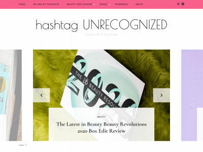 hashtagunrecognized.com snapshot