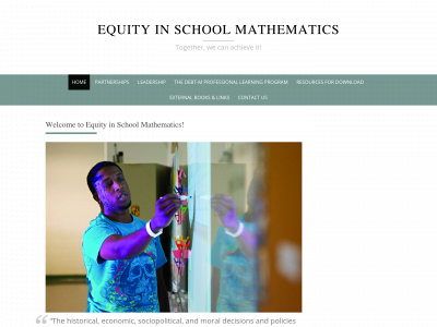 equityinschoolmathematics.us snapshot