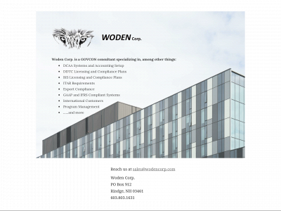 wodencorp.com snapshot