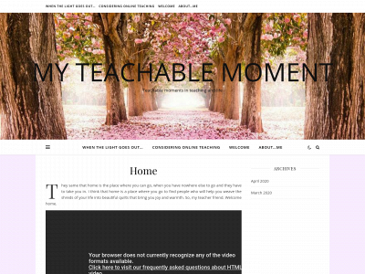 myteachablemoment.com snapshot