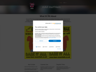 mail-mayhem.co.uk snapshot