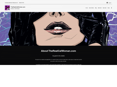 www.therealcatwoman.com snapshot