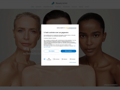 beauty-artist.be snapshot