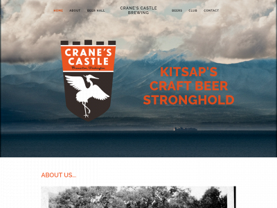 cranescastlebeer.com snapshot