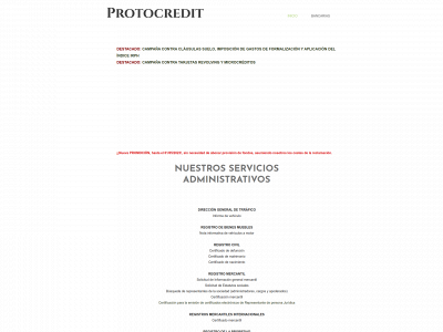protocredit.es snapshot