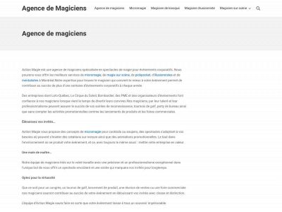 action-magie.com snapshot