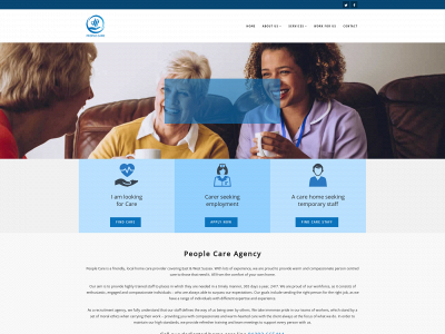 peoplecareagency.co.uk snapshot