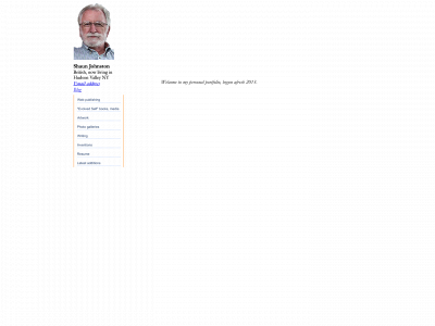 shaunjohnston.org snapshot