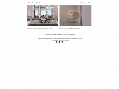 sarahedberg.com snapshot