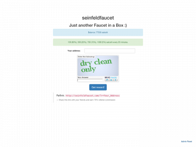 seinfeldfaucet.com snapshot