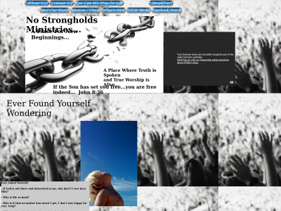 nostrongholdsministries.com snapshot