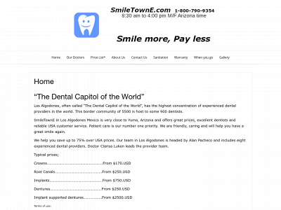 smiletowne.com snapshot