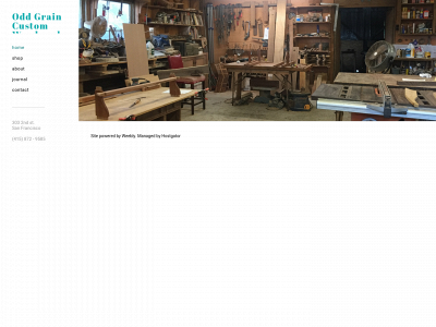 oddgraincustomwoodwork.com snapshot